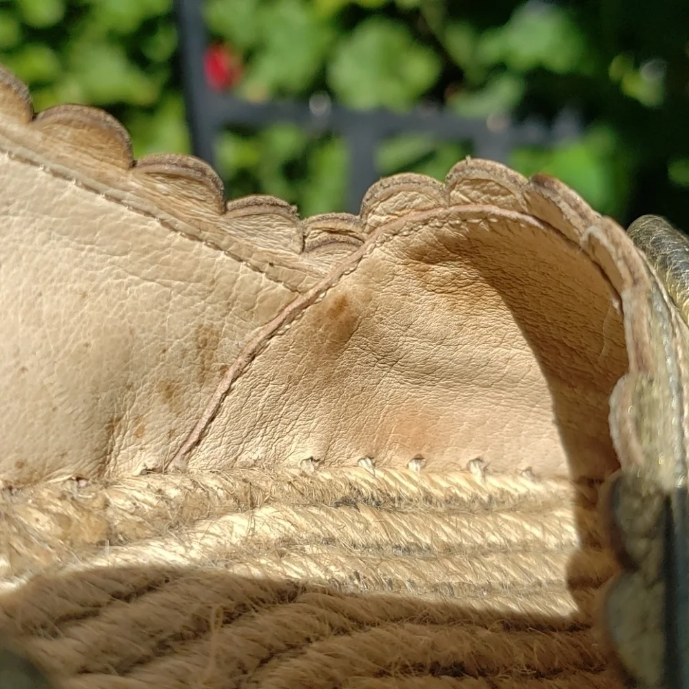 Kate Spade Gold Espadrilles 6 Loranne